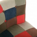 Chaise fauteuil tissu patchwork canvas Versa