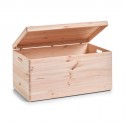 coffre de rangement en bois zeller 13154