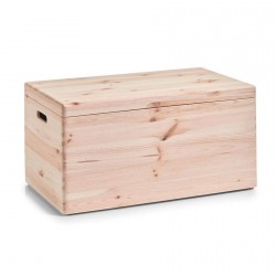 Coffre boîte rangement bois pin Zeller 24 x 40 x 60 cm