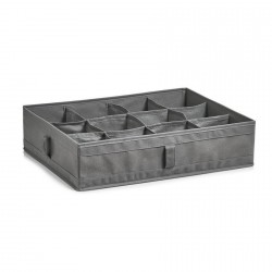 Organiseur dressing 12 compartiments tissu Zeller