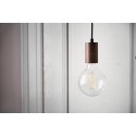 Suspension design ampoule bois noyer Frandsen Bristol