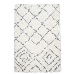 tapis en laine blanc ivoire house doctor cuba 140 x 200 cm