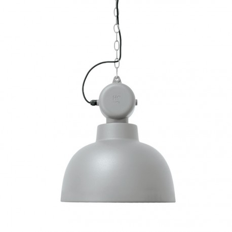 hk living lampe suspension factory gris clair mat D 40 cm