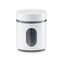 bocal de cuisine blanc design zeller 19790