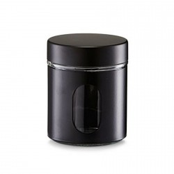 bocal de cuisine noir design zeller 19795