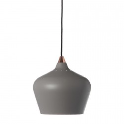 Lampe suspension Frandsen Cohen Eve gris mat D 25 cm