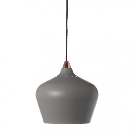 lampe suspension frandsen cohen eve gris mat D 25 cm