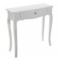 Table console style classique bois blanc Versa