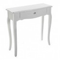 Console d'entrée style classique bois blanc Versa