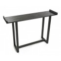 table d entree console bois noir versa elgin