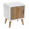 Table de chevet scandinave bois et bois blanc Versa Treveris