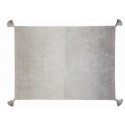 Tapis en coton degradé gris lavable en machine Lorena Canals 120 x 160 cm