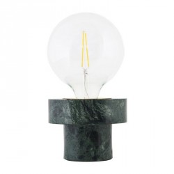 Lampe de table marbre vert House Doctor Pin 