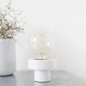 Lampe de table marbre blanc House Doctor Pin