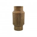 vase metal dore aluminium house doctor cast h 16 cm