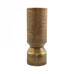 house doctor cast vase dore aluminium h 18 cm