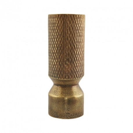 Vase doré aluminium House Doctor Cast H 18 cm