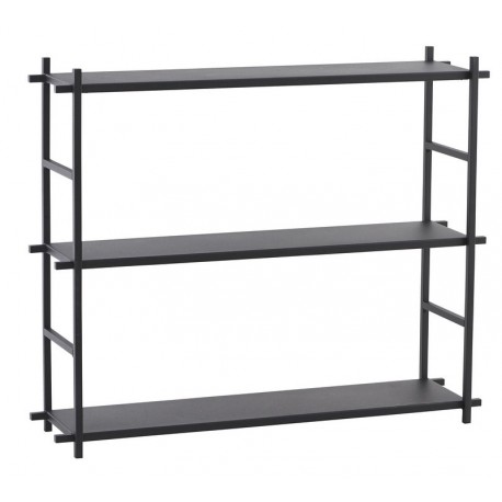Etagère métal noir style industriel scandinave House Doctor Simple Shelf