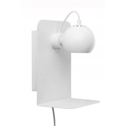 lampe de bureau design en bois et metal blanc frandsen play - Kdesign