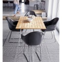 tapis scandinave noir et blanc braid liv interior 55 x 120 cm