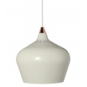 suspension conique design scandinave blanc mat frandsen cohen xl d 32 cm