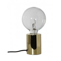 Minimalistische Tischlampe aus goldenem Metall Frandsen Bristol