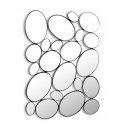 multi miroir mural metal bulles versa 20590001