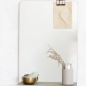 Miroir design épuré métal avec tablette House Doctor Room kaki 