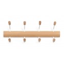 Portemanteau mural en bois scandinave Umbra Pogo 4 crochets