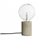 lampe de table epuree socle en beton bristol frandsen 