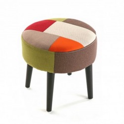 Versa runder Patchwork-Hocker