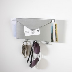 Umbra Lettro Letter And Key Wall Organizer Aluminum