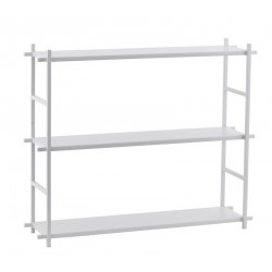 Etagère à poser House Doctor Simple métal gris 3 niveaux