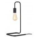 lampe de table design epure metal noir it s about romi london