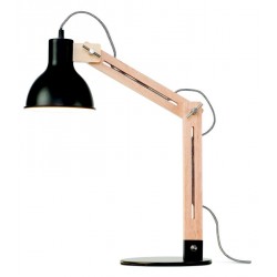 lampe de bureau industrielle metal noir et bois it s about romi melbourne