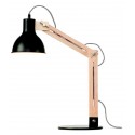 lampe de bureau industrielle metal noir et bois it s about romi melbourne