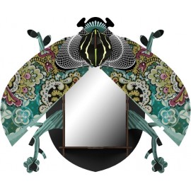 Miho dekorativer Käfer Charlie Wandspiegel