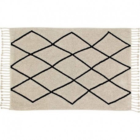 Tapis berbère beige lavable en machine Lorena Canals Bereber 140 x 200 cm