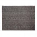 tapis gris fonce coton lavable en machine lorena canals trenzas 120 x 160 cm