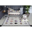 tapis lavable beige motifs lorena canals naador 140 x 200 cm