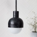 suspension vintage metal noir oxyde house doctor glow