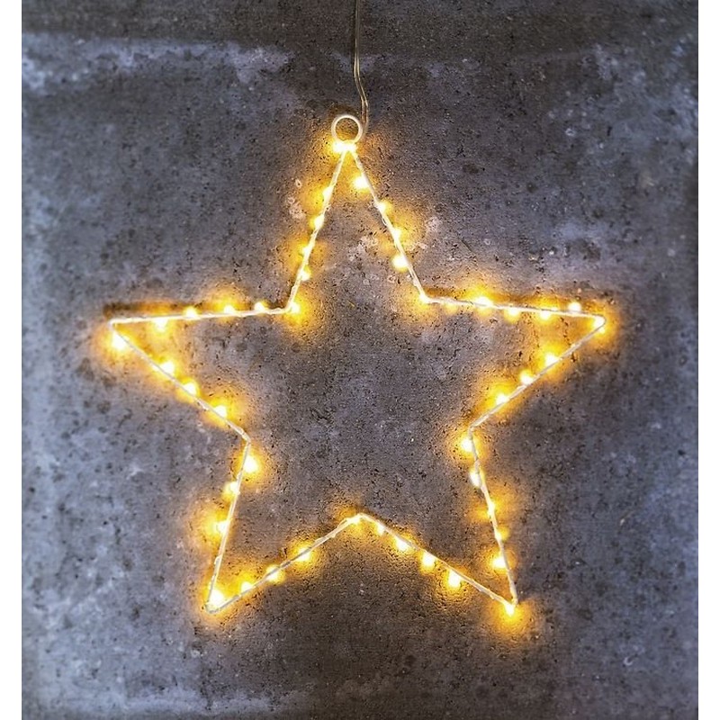 Etoile Lumineuse Décorative Led Rechargeable Sisine Star 40 (carton abîmé)  - Luminaire d'extérieur en promotion