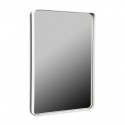 miroir mural rectangulaire metal blanc 60 x 40 cm versa 20850003
