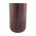 Vase en métal acier couleur aubergine House Doctor Style