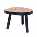 Table basse tronc d'arbre mango brut noir HK Living