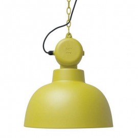 suspension industrielle metal jaune mat hk living factory VAA4026